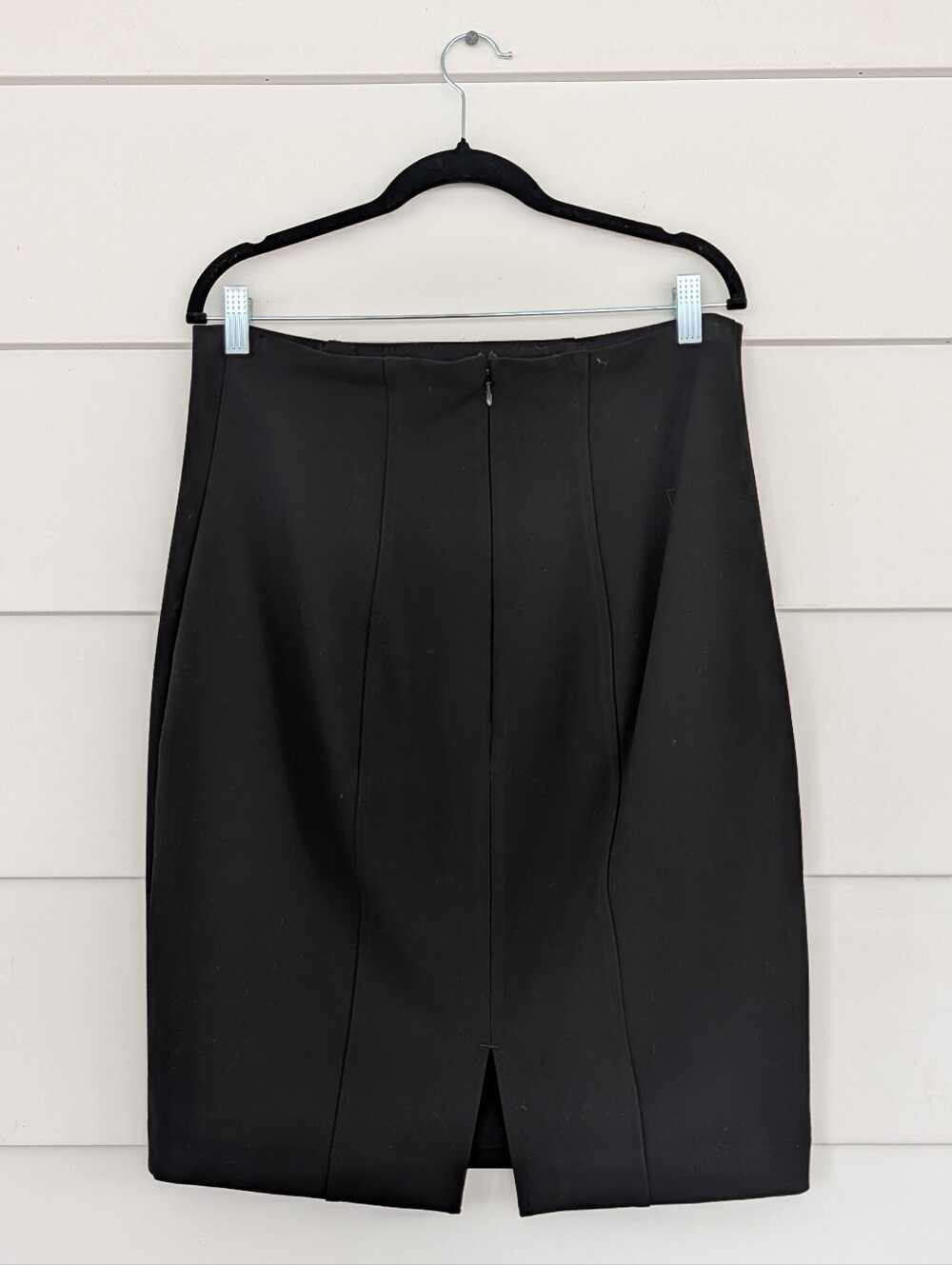 Express Black High-Waist, Knee Length Pencil Skirt, Size 12 - Picture 5 of 10